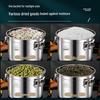 30L 304 Stainless Steel Food Storage Container with Airtight Seal