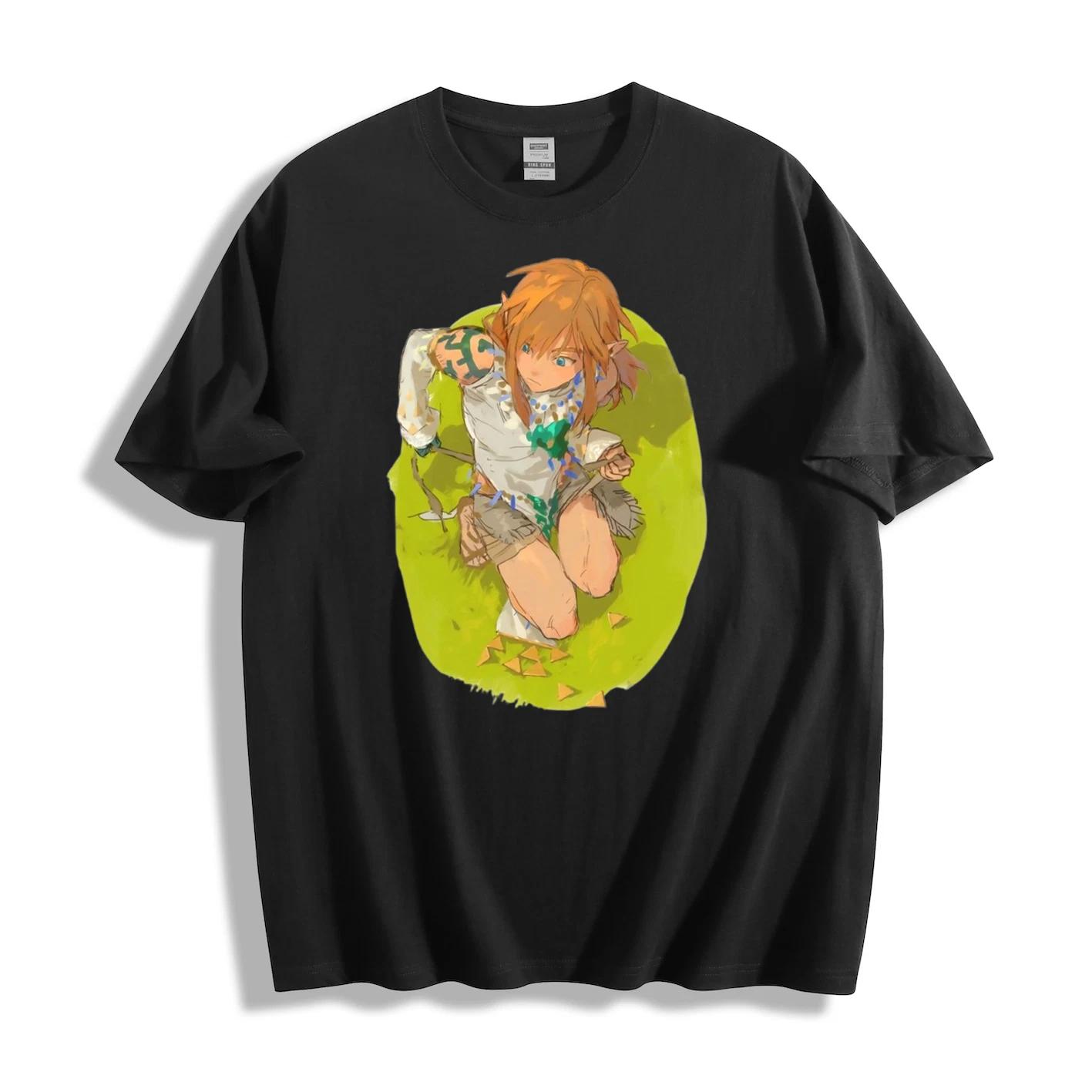 Футболка The Legend of Zelda Link - Дизайн игрового персонажа, унисекс XXXXL