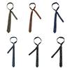 Casual Long Cashew Print Tie Soft Belt Narrow Tie Adjustable Hand Tied Men Necktie Unisex