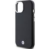 BMW Bmhmp14S23Pufwk Iphone 14 / 15 / 13 6.1 Czarny/Black Signature Wrapped Metal Magsafe