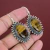 Tiger's Eye Earring Handmade Earrings Gemstone Earring 925 Sterling Silver Earring Boho Jewelry Decent Earring Gift For Women Dangle Earring