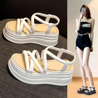 Beach Style Platform Heel Sandals