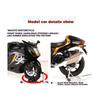 Spray 1/6 SUZUKI HAYABUSA GSX-1300R Alloy Diecast Motorcycle Model Collection Hobby High Simulation Home Decoration Ornament Boy