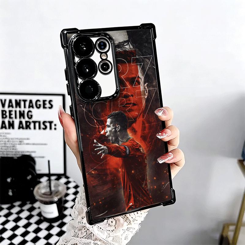 Football Star R-Ronaldo C-CR7 Soft Phone Case For Samsung Galaxy S26 Ultra S25 Edge S24 FE S23 Plus S22 S21 + S20 Plating Anti-F