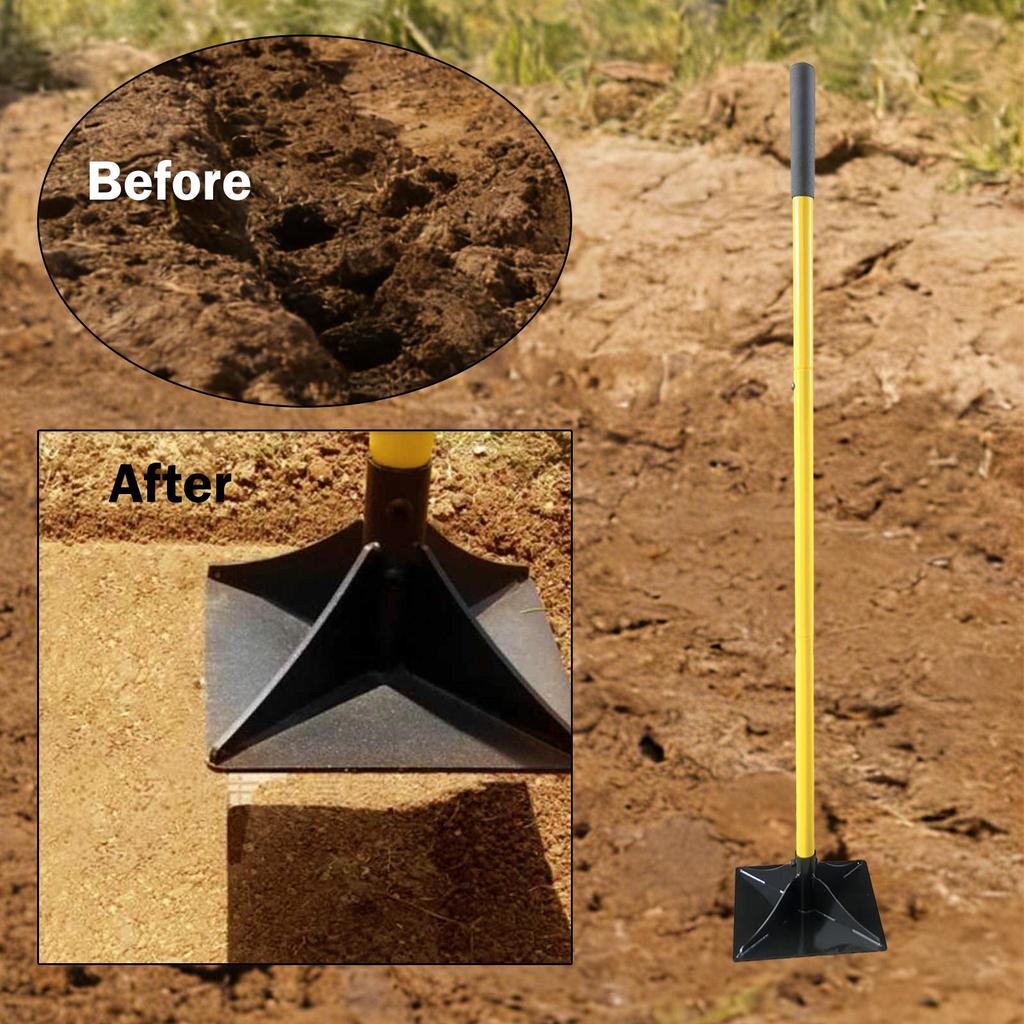 Garden Tamper, Easytouse Gardening Tool, with Cm Handle for Repairing Paving Stones, Leveling The