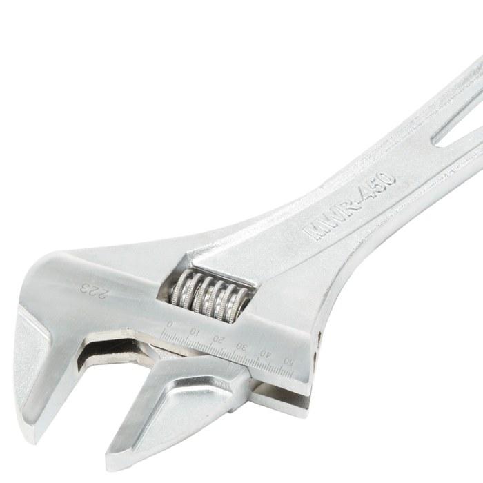 [Tone] Monkey Wrench (with Scale) MWR-450, 450mm, Silver