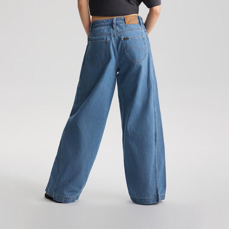 Lee Women's Slouchy Ultra Loose Wide Leg Jeans