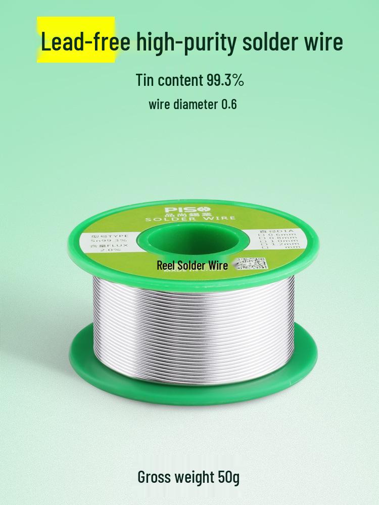 Nagy tisztaságú, alacsony hőmérsékletű forraszhuzal gyantával - Ideális háztartási használatra