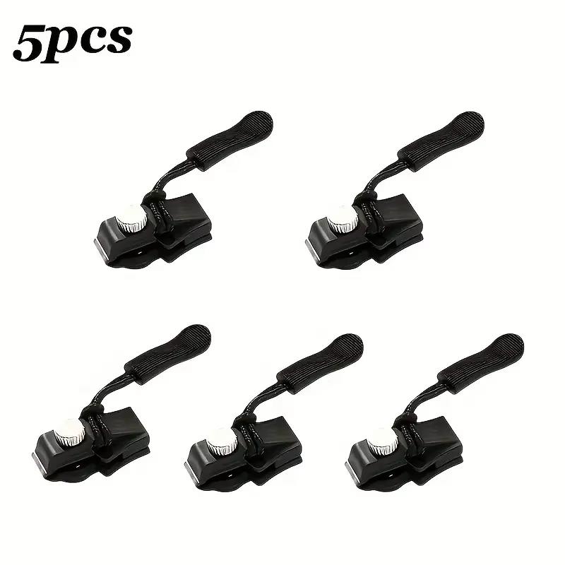 5pcs Zipper Repair Kit - Detachable Zipper Pulls for Bags, Coats, Clothes, Shoes, No Tools Needed, Replacement Zipper Heads