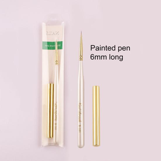 Odolné pero na zdobení nehtů Neodlupující se, opakovaně použitelné DIY