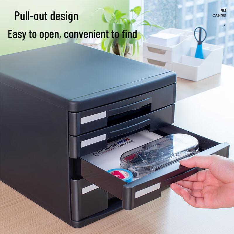 Deli 4-Tier A4 Desk Drawer Organizer
