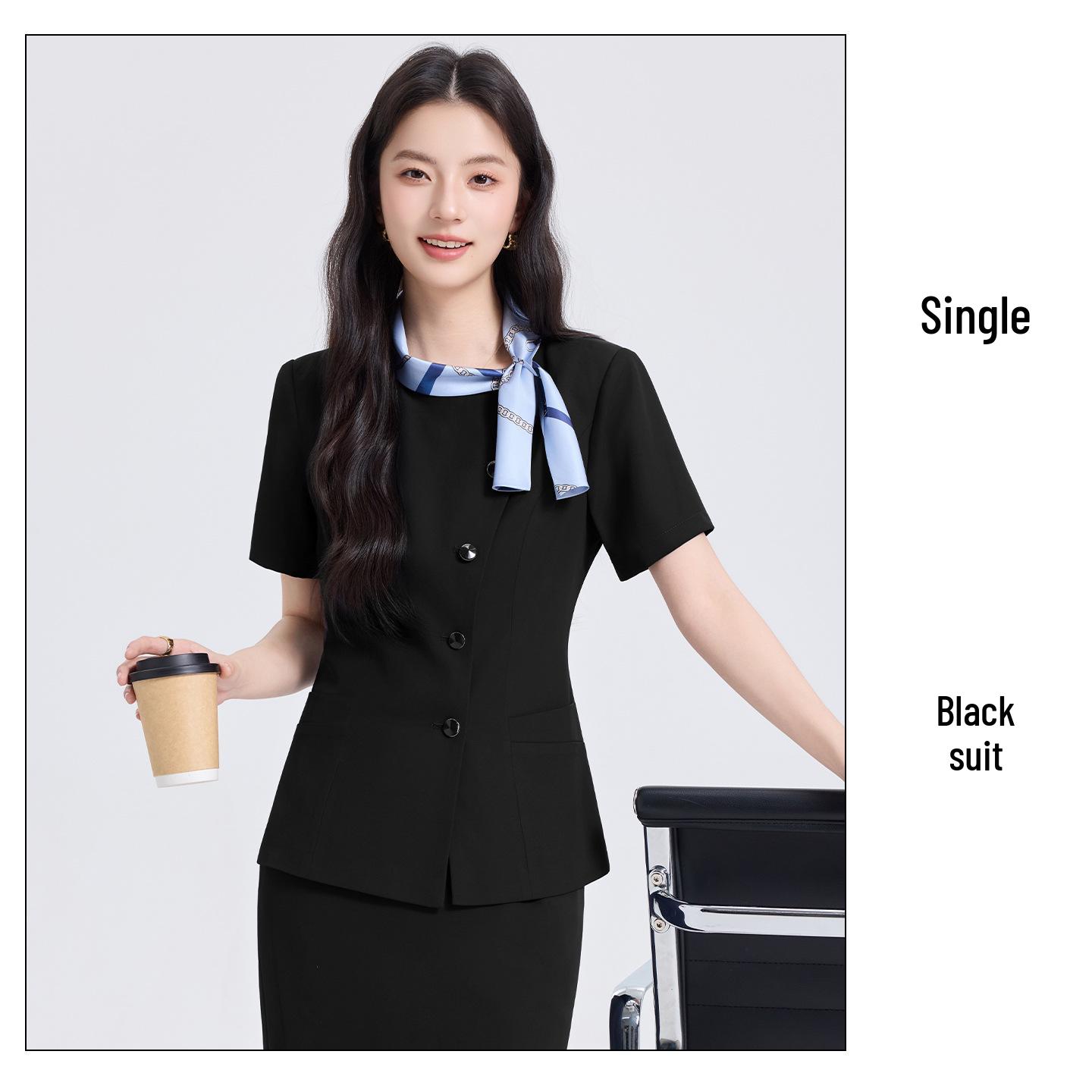 

Women s Elegant Work Uniform: Beauty Salon & Hotel Attendant Set 4XL