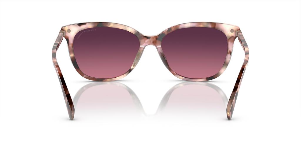 Coach Sunglasses HC8378U CL926 ROSE PEARL TORTOISE 57 Women's