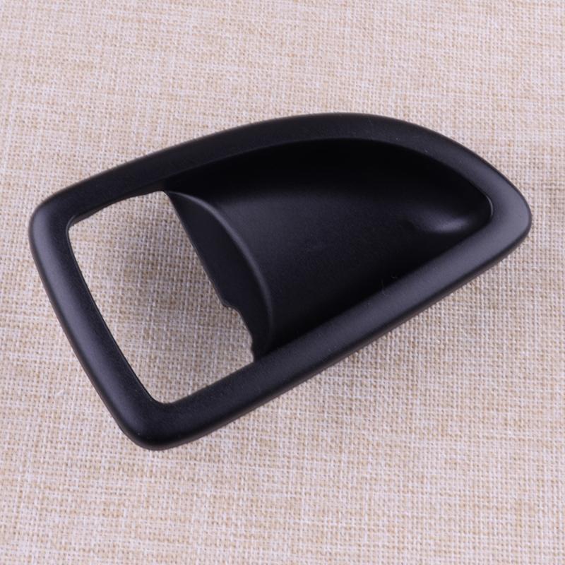 15844059 Inner Front Left Door Handle Bezel Cover Trim Fit for Buick Terraza Chevrolet Uplander Saturn Relay Black ABS