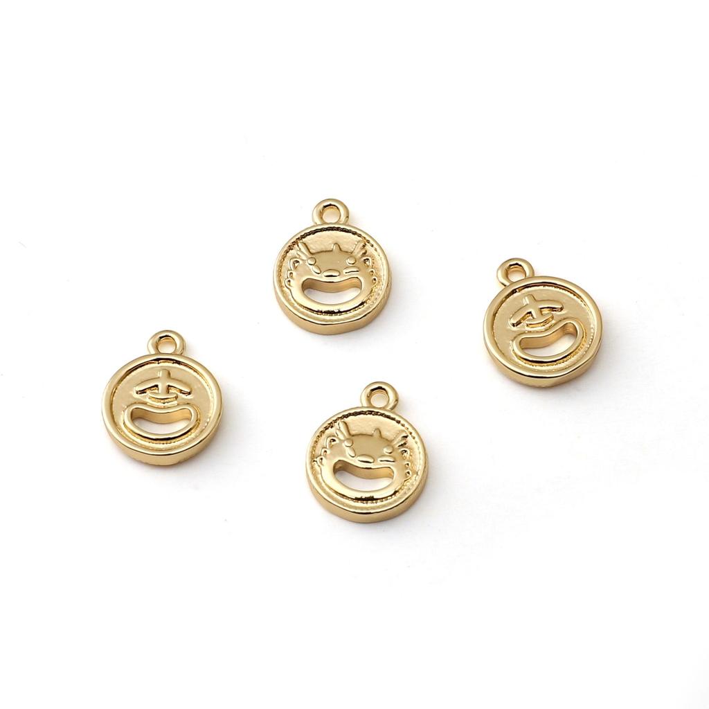 Copper Pendant Lucky Charms For DIY Jewelry Making Findings Accessories