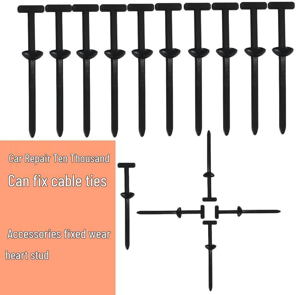 Universal Nylon Cable Tie Buckle - Through-Heart Pin