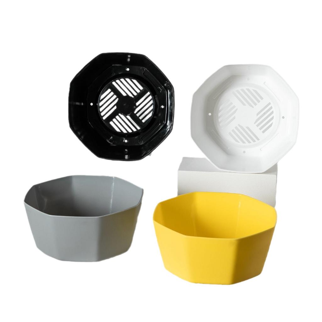 1/3/4pcs Morden Decorative Creation Flower Pots and Planter with Tray for Indoor Outdoor Garden House PlantsAfrican Variety