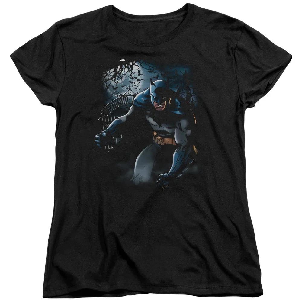 Comics BatUnisex Light Of The Moon Black TShirt S