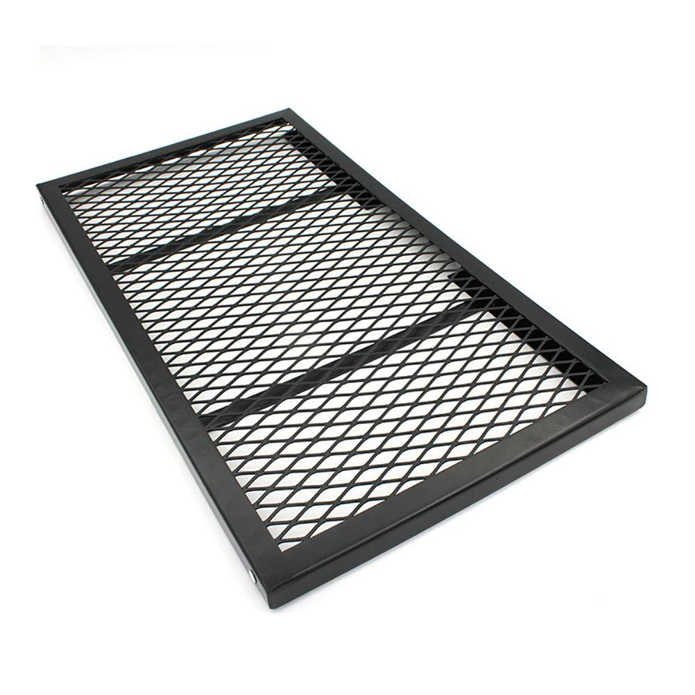 Folding Campfire Grill Heavy Duty Steel Grate Portable Over Fire Camping Grill for Outdoor Open