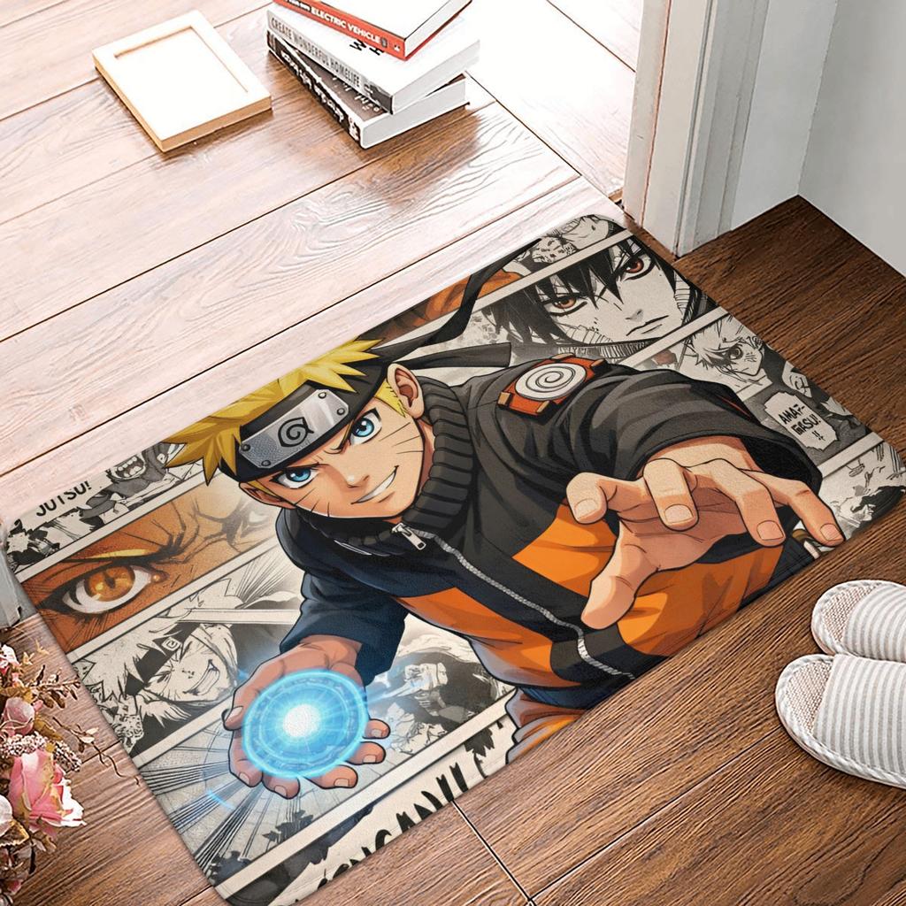 Anime Narutos Uzumaki Itachi Door Floor Bathroom Kitchen Mat Anti-Slip Indoor  Doormat Living Room Entrance Carpet Rug