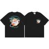 Streetwear Graphic T-Shirt Men Women Loose Fit Short Sleeve Cotton Tee