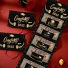 Christmas Red Cash Envelope Black Gold Folding Red Envelope Surprise Gift Party Gift Children's Surprise Gift Box