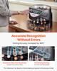 VEVOR Coin Counter Machine, 8 Denominations, Accurate Coin Sorter Machine, Sorts Up to 147 Coins Per Minute, Change Counter Sorter with LED Display