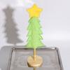 25/32CM Mini Christmas Tree Ornament Fake Rabbit Fur Felt Xmas Tree Table Sign Home Office Holiday Party Desktop Decoration Ornament