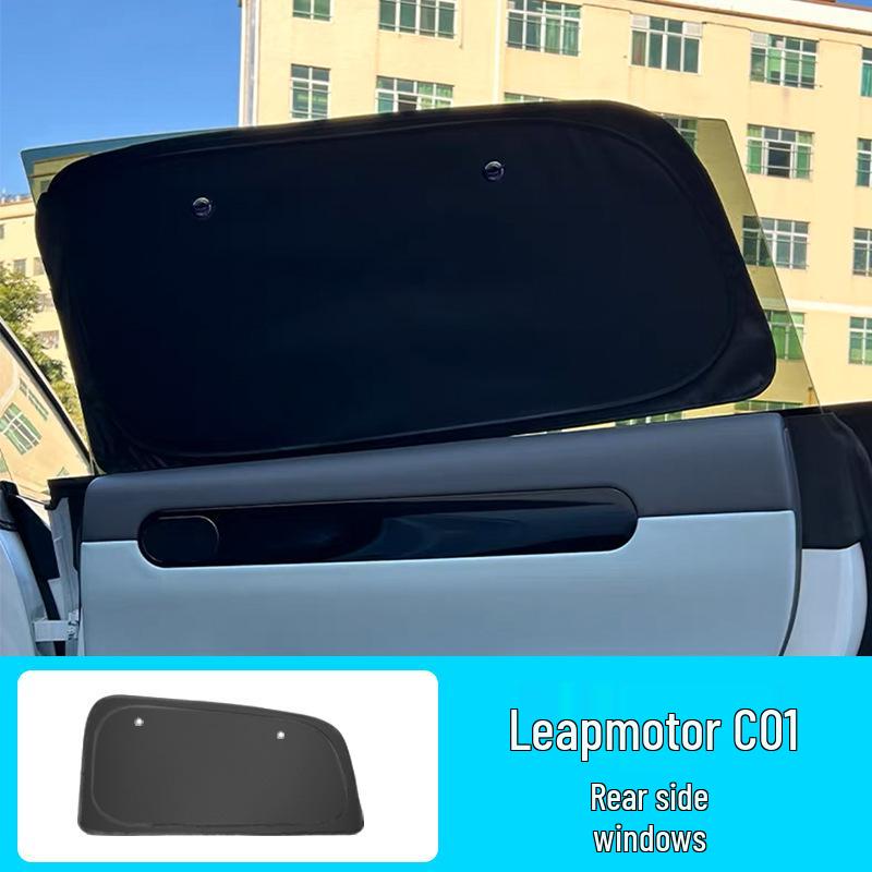 Leapmotor C01/C11 Window Sunshade: Privacy, Lightproof, Heat Insulation, Anti-Peeping Protection