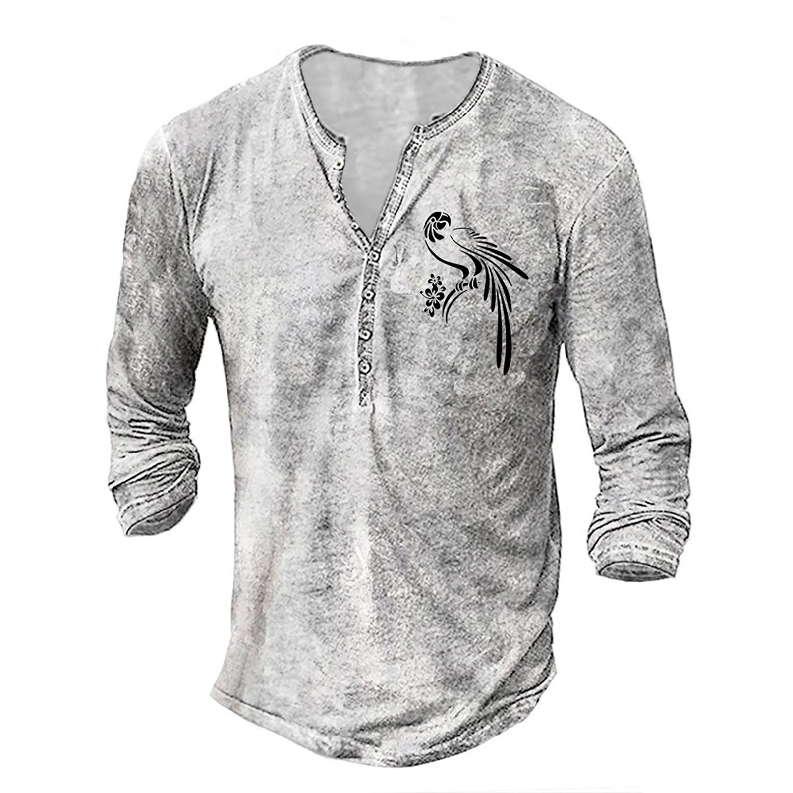 

Мужская футболка с длинным рукавом с графическим и вышитым рисунком, модная весенняя толстовка с длинным рукавом и принтом XXXL серебряный