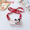 Mini Kids Shoulder Crossbody Bag With Mouse Donald Duck Print Design