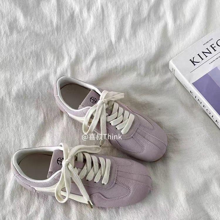 Fashion 2025 New Fashion Casual Women Flats Shoes Heels Leather Lace-up Comfort Round Toe Spring Party Summer Shoes Woman
