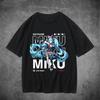 Hatsune Miku Y2k Top Fashion 2026 New Women's T-shirts Casual T-shirts Printed T-shirts Various Sizes Street T-shirts Printed