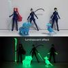 5/6/8Pcs Kpop Hunter Figure Cake Topper Animated Movie Inspired Cartoon Character Figurine Statue Collectible Model Home Office Desktop Decoration