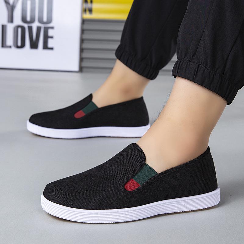 Herren Trendige Rutschfeste Cord-Slipper Arbeitsschuhe