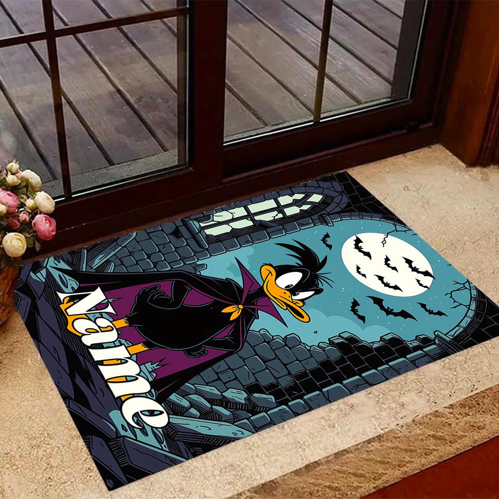 Looney Mad Scientist's Experiment Customize Your Name Floor Mat Suitable for Dormitory Living Rooms Foyer Outdoor Antislip Carpet Decorate Offices