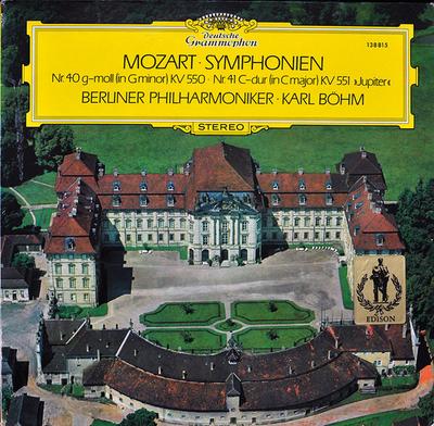 LP Record BOHM BERLIN PHILHARMONIC ORCHESTRA  Mozart Symphonies No. 40 In G Minor 138815 DEUTSCHE GRAMM Germany Classical Used