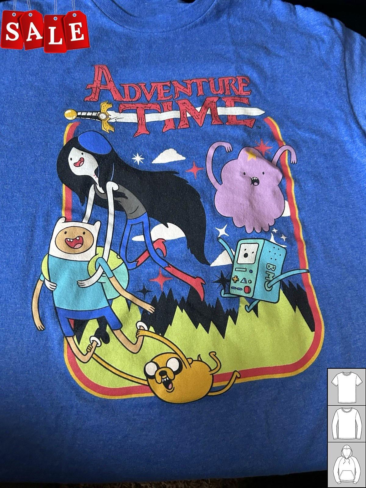 Новая рубашка Adventure Time мужской подарок для фанатов унисекс S-5XL рубашка UH1653 унисекс футболка XXXXL black