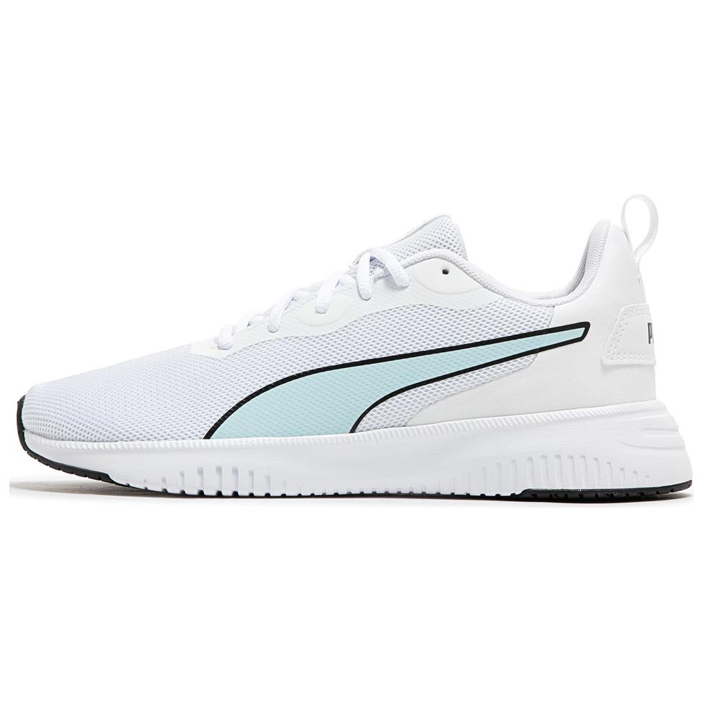 Puma Flyer Flex Knit Fashion Comfortable Shock Absorption Non-Slip Rebound Low-Top Casual Running Shoes Unisex Sneaker White Blue 376287-06