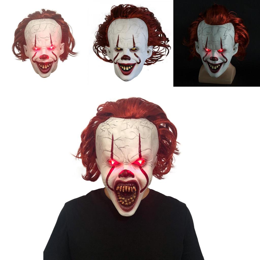 Scary Stephen King's It Mask For Halloween Men Joker Costume Cosplay