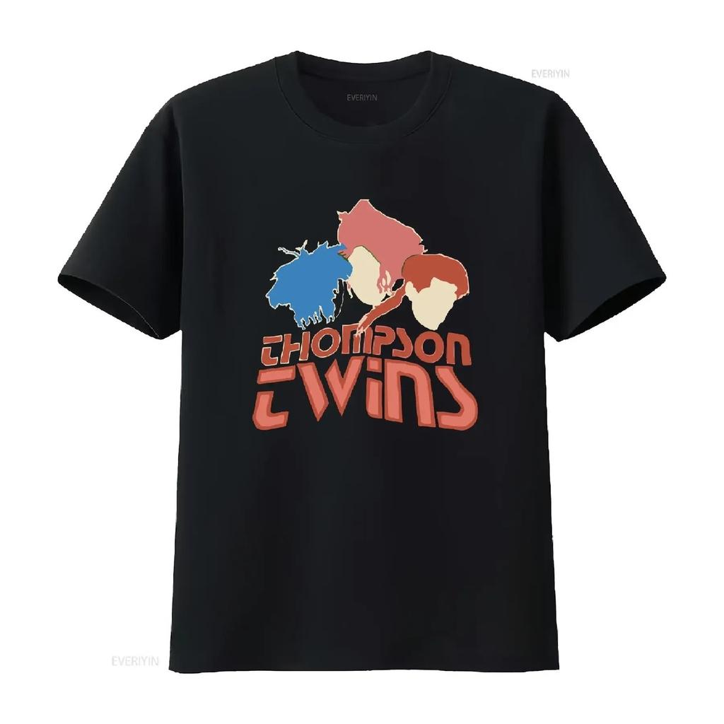 80s THOMPSON TWINS TOUR CONCERT ROCK T Shirt Size S 5XL Vintage Washed Versatile Graphic Breathable Unisex Stylish