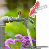 Abschließbarer Messing-Wasserhahn für den Außenbereich 1/2" Diebstahlsicherer Garten-Wasserhahn mit rotem Griff für Waschmaschine, Hof, Autowaschanlage, Schlauchanschluss
