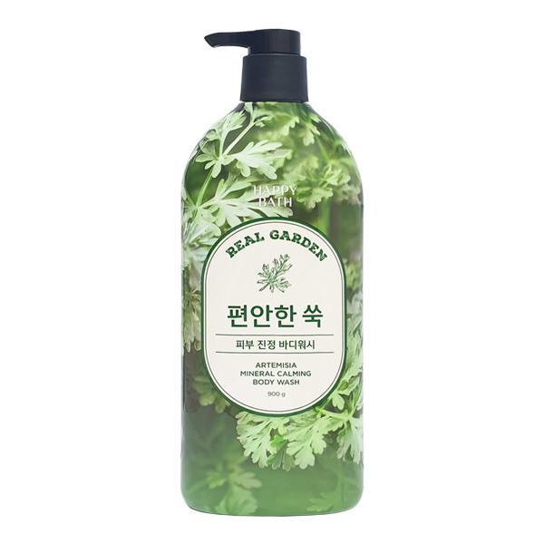 

HAPPY BATH Real Garden Mugwort Mineral Soothing Body Wash 900g