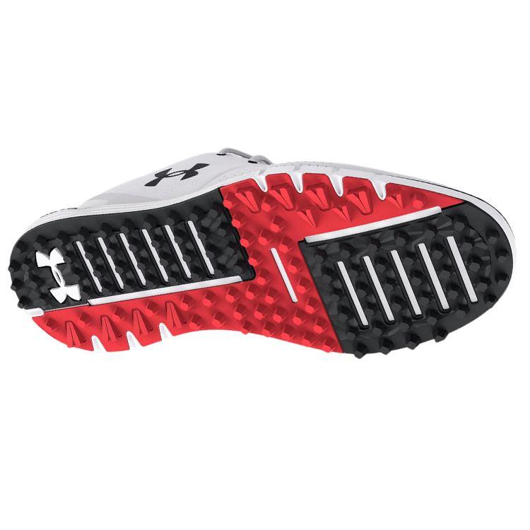 Under Armour HOVR Fade 2 Fabric Low Top Golf Shoes Men Sneaker White 3025379-100