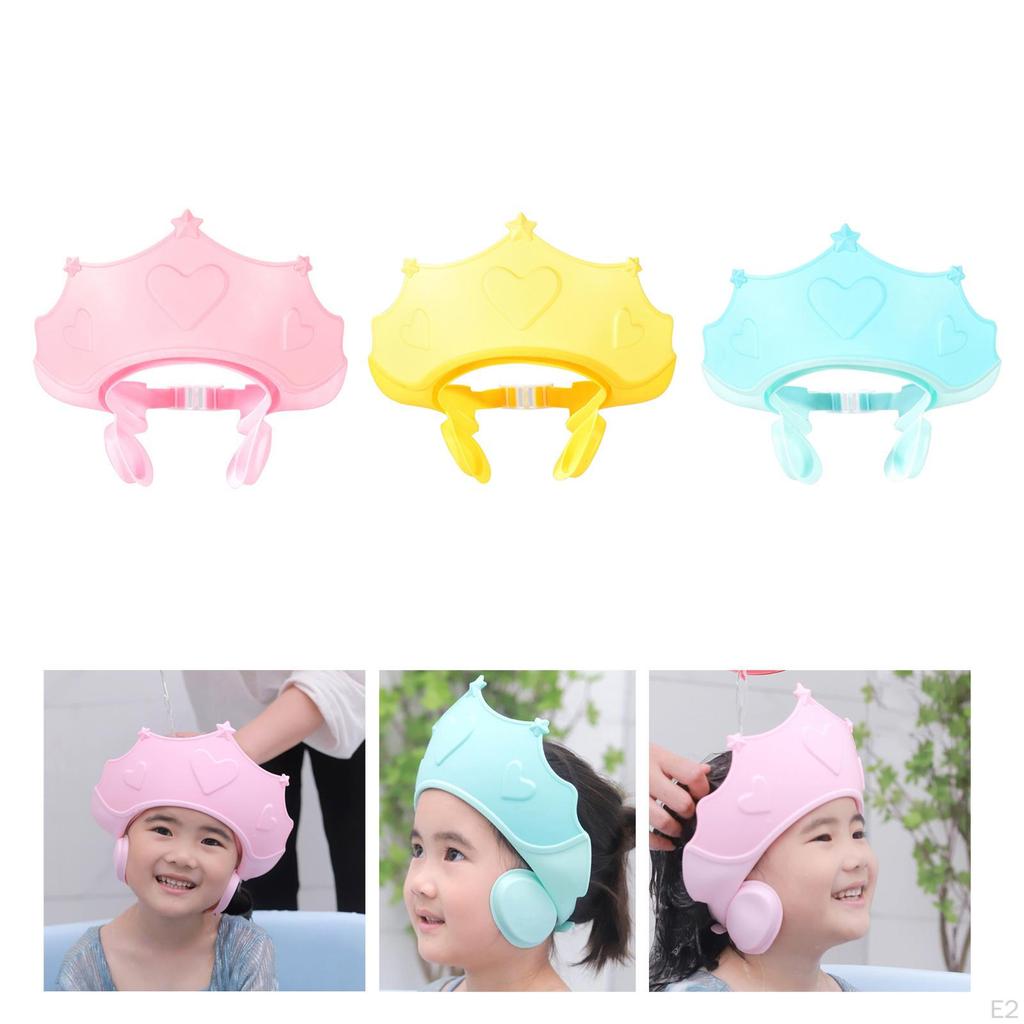 Shampoo Cap wash Water Shower Visor Hat Adjustable Bathing tub Head Hair Rinser Shield Toddler