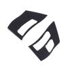 Glossy Piano Black Steering Wheel Button Trim Sticker For Corvette C6 2005-2013