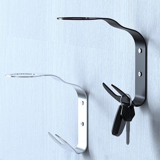 Motorcycle Helmet Hook Rack Cycling Equipment Rack Stable Load-bearing Wall Mount Hanger for Helmets Hats Bags Keys