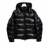 MAYA Down Jacket Shiny Black Men's Size XXL (6) Model D2091403660568950