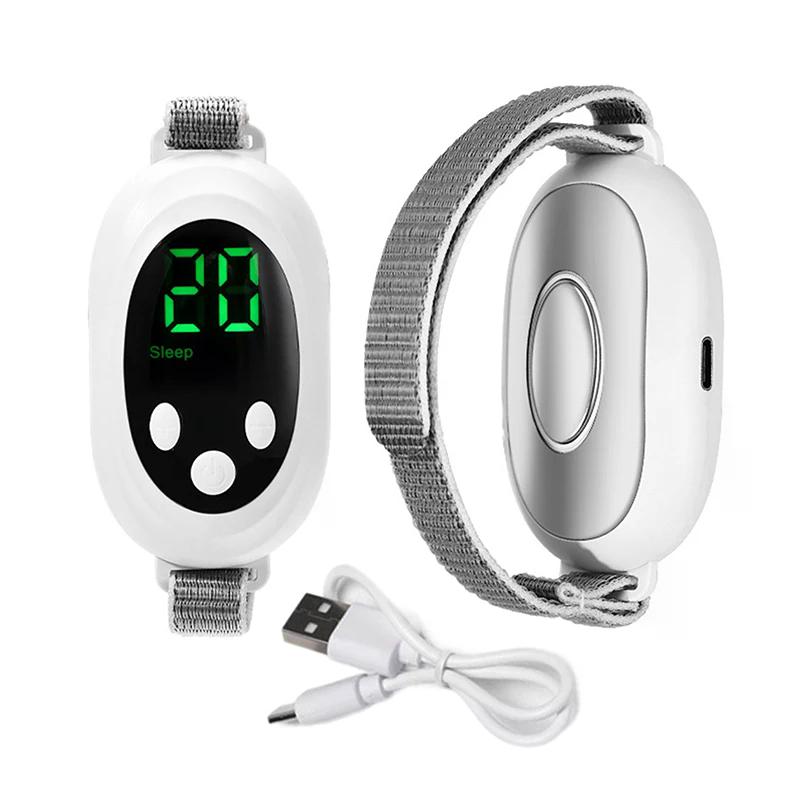 Dispositif portable d'aide au sommeil, Dispositif anti-anxiété, Soulagement de l'anxiété Aide au sommeil, Favorise le repos, Rechargeable par USB