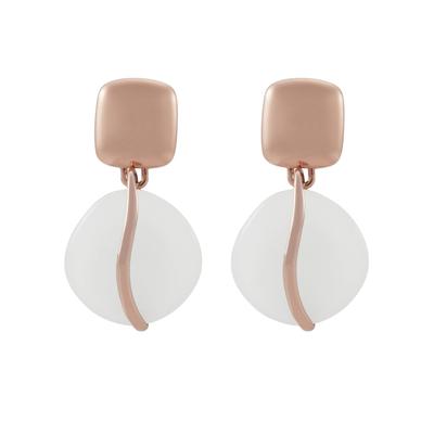 Skagen SOFIE SEA GLASS White Organic Shape Drop SKJ1816791 Women's Earrings,